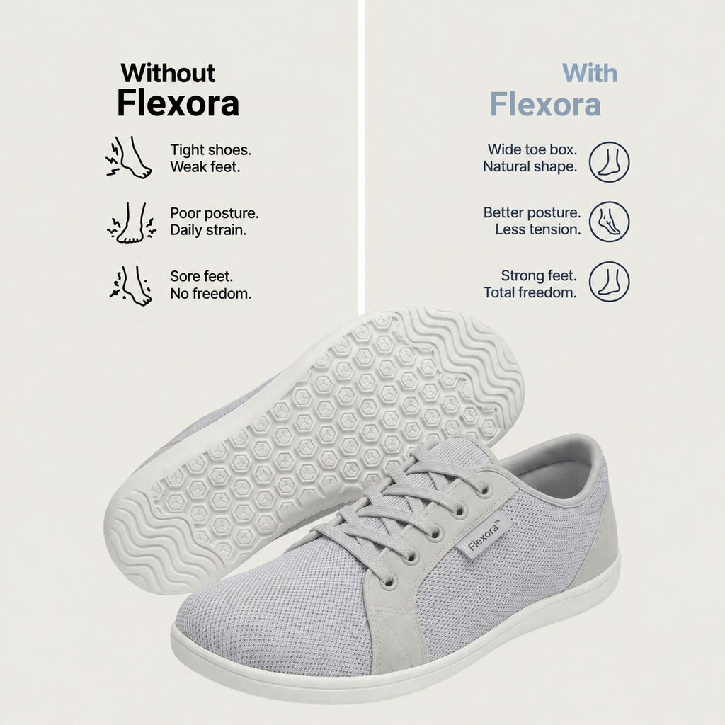 Flexora™ Wide-Toe Barefoot Shoes